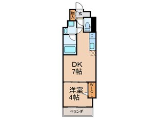 アーバネックス西天満の物件間取画像